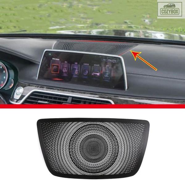 並行輸入品 BMW 7シリーズ G11 G12 2016 - 20用 アクセサリー インテリアトリム カーダッシュボード オーディオスピーカーカバー