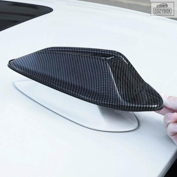 並行輸入品 BMW X5 X6 X7 I3 3シリーズ 4 2クーペ G20 G22 G05 G06 2023 車用アンテナカバー カーボンスタイル