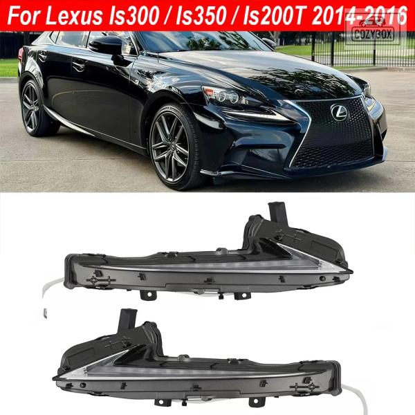 並行輸入品  LED  フォグランプ レクサス IS300/IS350/IS200T 2014-2016 ウィンカーライトアセンブリ