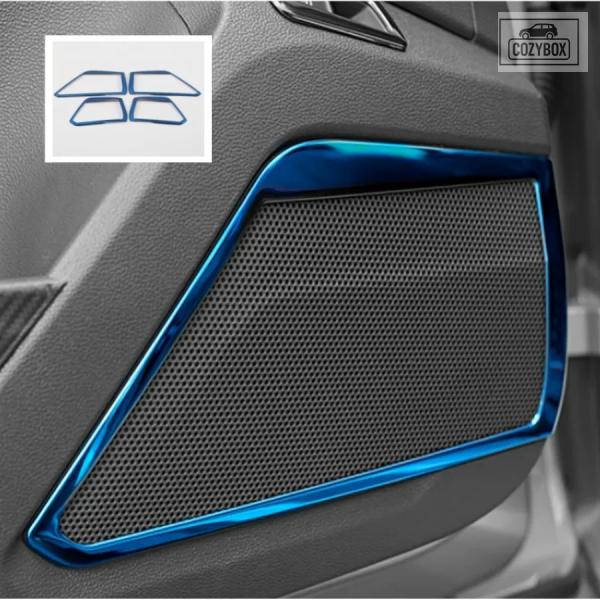 並行輸入品 VW フォルクス ワーゲン T-Roc 2018-2022 インテリア モールディング ドアスピーカー オーディオラウドスピーカー