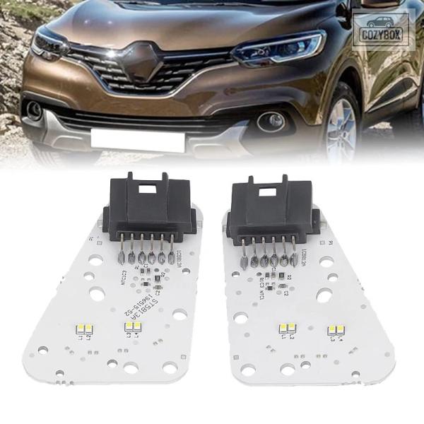 並行輸入品 ホワイトエンジェルアイDRLボード LED ヘッドライト デイタイムランニングライトボード ルノー カジャー 2015 - 18