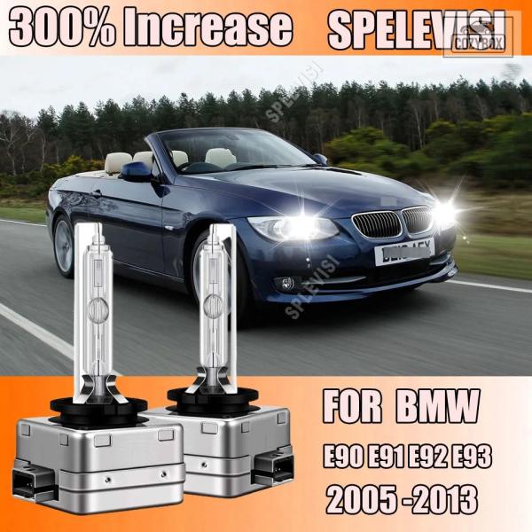 並行輸入品 キセノン HIDカーバルブ 35W ヘッドランプ 6000K ヘッドライト BMW 3シリーズ E90 E91 E92 E93 2005 - 13