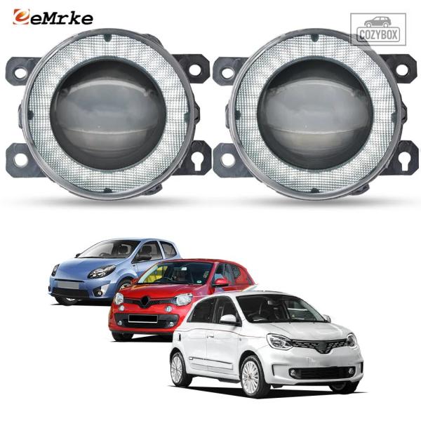 並行輸入品 LEDカー フォグランプガラスレンズ ルノー トゥインゴ II CN0_2008 - 11 トゥインゴ 3 BCM_ 2014-2023