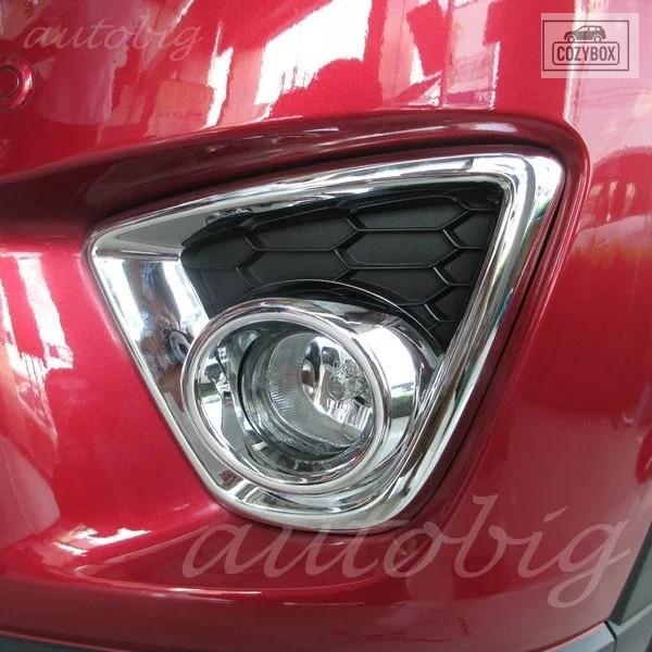 並行輸入品 クロームスタイリング フロント フォグランプ カバー トリム マツダ CX-5 2013-2014 CX5