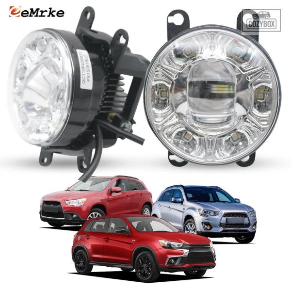 並行輸入品  LED  ヘッドライト 三菱 RVR ASX / アウトランダー スポーツ 2010-2018 DOT SAE ECE 18W フォグ