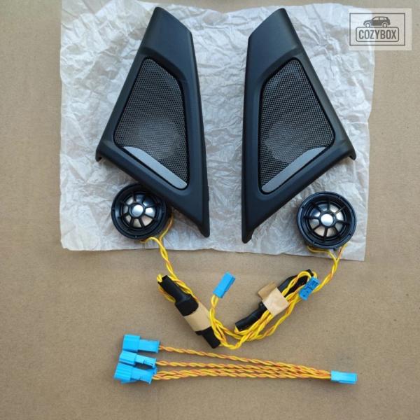 並行輸入品 BMW 5シリーズ F10 F11用 フロントドアスピーカー トライアングルツイーターヘッド ト レブルホーンスピーカー
