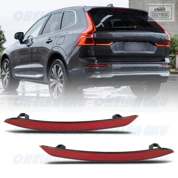 並行輸入品 ボルボ XC90 2016 - 22 / XC60 2018 - 24 カー アクセサリー リア バンパー リフレクター