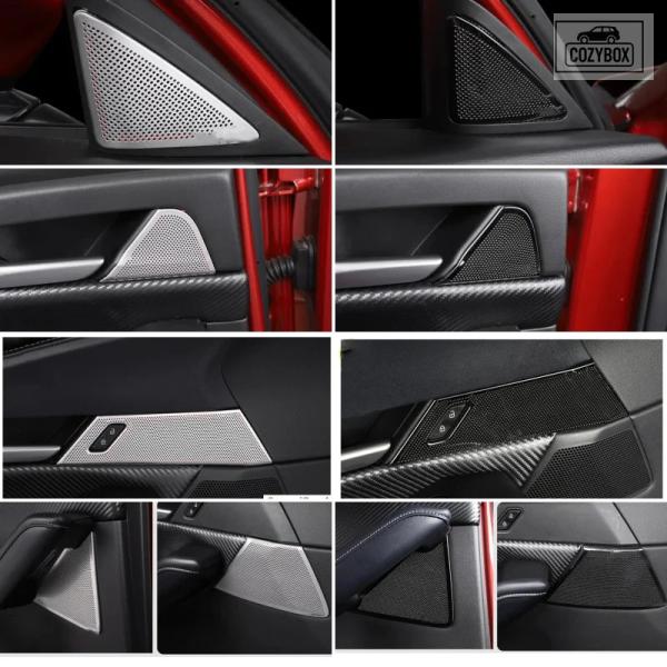 並行輸入品 マツダ CX-30 CX30 2019-2022 2023 LHD インテリア アクセサリードアスピーカーオーディオスピーカー装飾 カバー