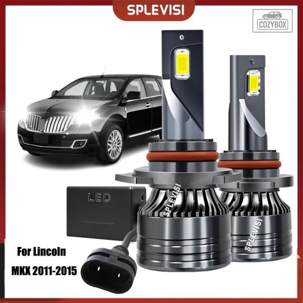 並行輸入品 2x 9012 HIR2 LED ヘッドライト電球ライト 6000K ホワイト リンカーン MKX 2011 - 15