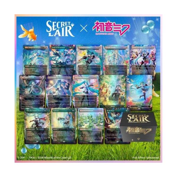 【 予約商品 】マジック：ザ・ギャザリング Secret Lair Commander Deck: Hatsune Miku MGT 初音ミク