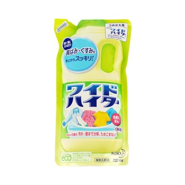 【 ケース 販売 】花王 ワイドハイター 詰替用 ７２０ｍｌ×１５パック 詰め替え