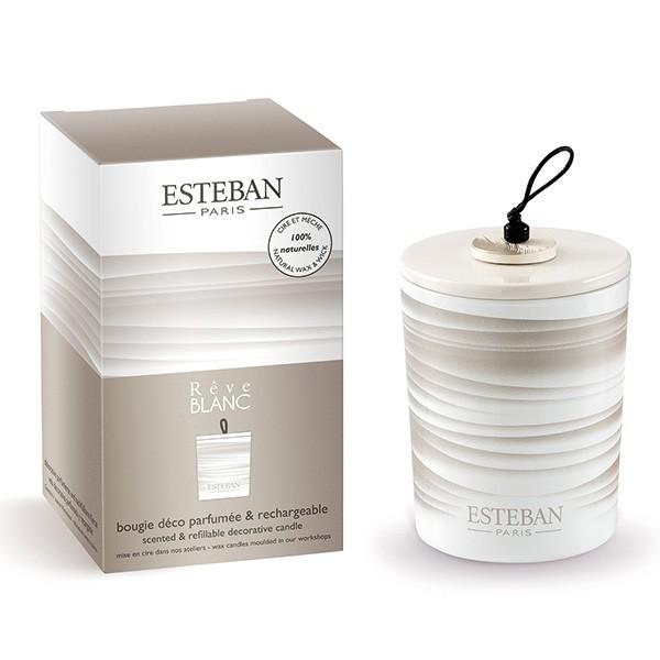 ESTEBAN （エステバン） 「レーヴ ブラン デコラティブキャンドル 
