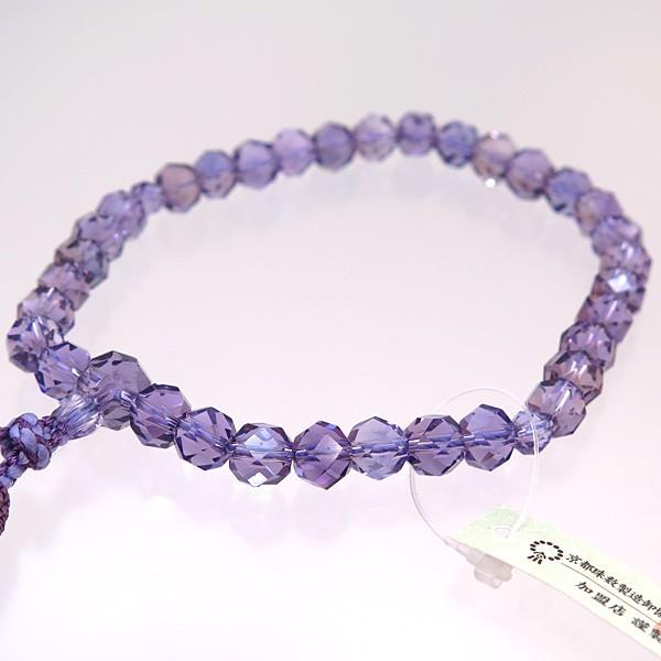 女性用数珠 ローズアメジスト 切子 共仕立て 限定品 香源 お香 線香 