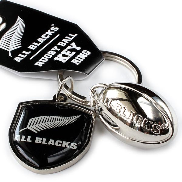 公式グッズ オールブラックス ラグビーボール キーホルダー ラグビー