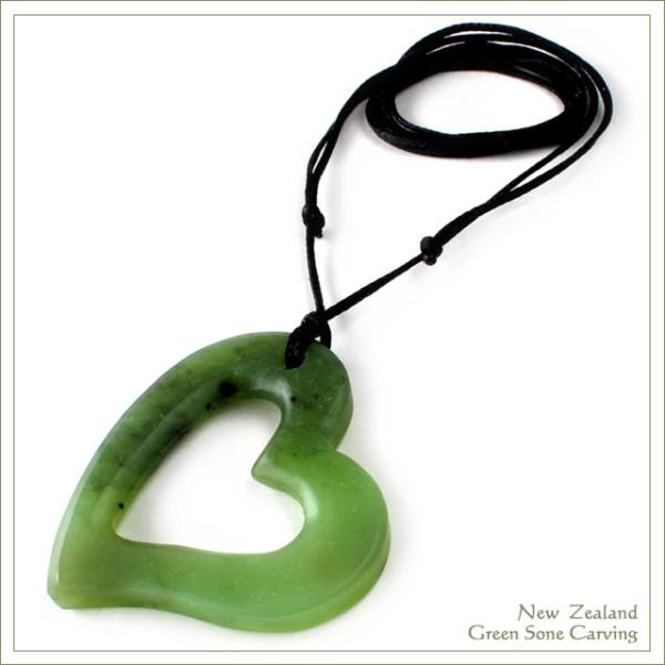 天然石 ニュージーランド グリーンストーン カービング ペンダント ネックレス アクセサリー ハートモチーフ オープンハート ネフライト Buyee Buyee Japanese Proxy Service Buy From Japan Bot Online