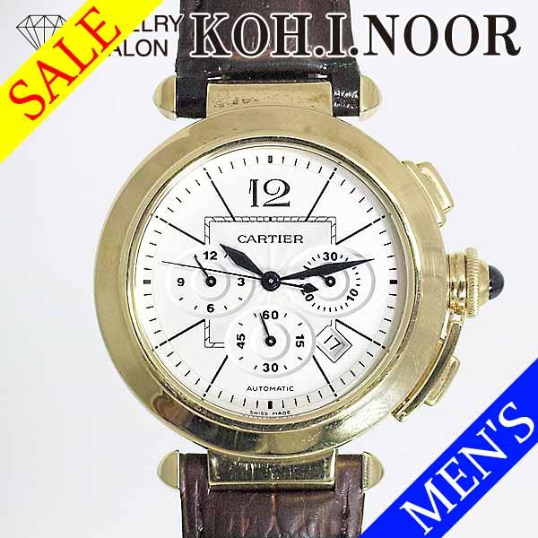 Sale カルティエ パシャ クロノグラフ 42mm メンズ W 18金イエローゴールド K18yg 自動巻 シースルーバック Cartier 1517 17 1 Sale ジュエリーサロン コイノール 通販 Yahoo ショッピング