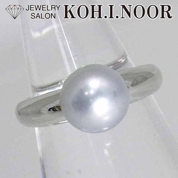 TASAKI タサキ プラチナ PT900 着色アコヤパール 8.9mm リング 10号強 