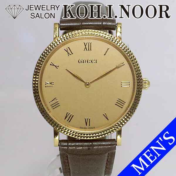 GUCCI グッチ メンズ 705M 18金イエローゴールド K18YG クォーツ GUCCI グッチ メンズ 705M 18金イエローゴールド K18YG クォーツ