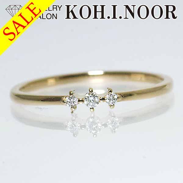 SALE》エテ ダイヤモンド 0.03ct 18金ピンクゴールド K18PG リング 9号 