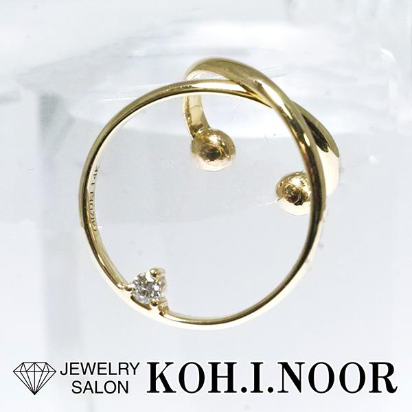 ミズキ ダイヤモンド 14金イエローゴールド K14YG イヤーカフ MIZUKI  