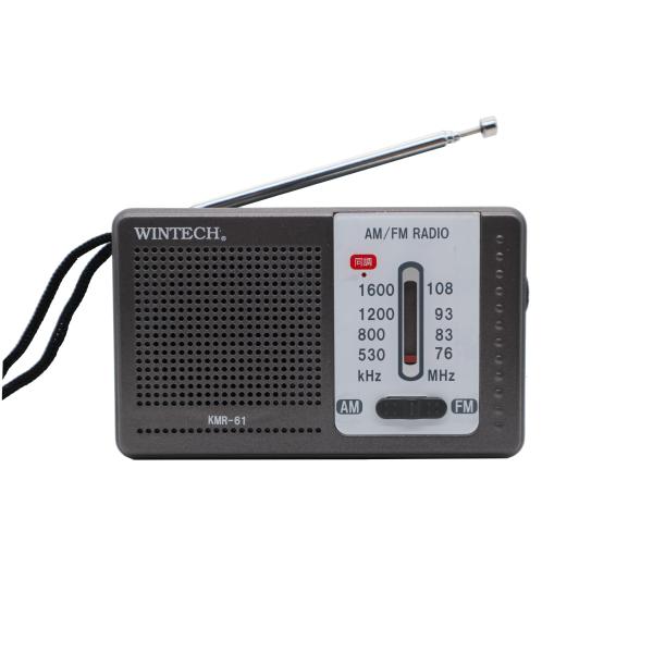 WINTECH AM/FMポータブルラジオ KMR-61