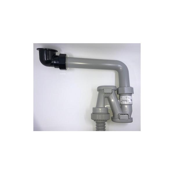 排水金具 排水トラップ キッチン 交換 公式 | KOHLER 製 キッチンシンク対応 後ろ引き排水トラップ N-204 | キッチンシンク コーラー
