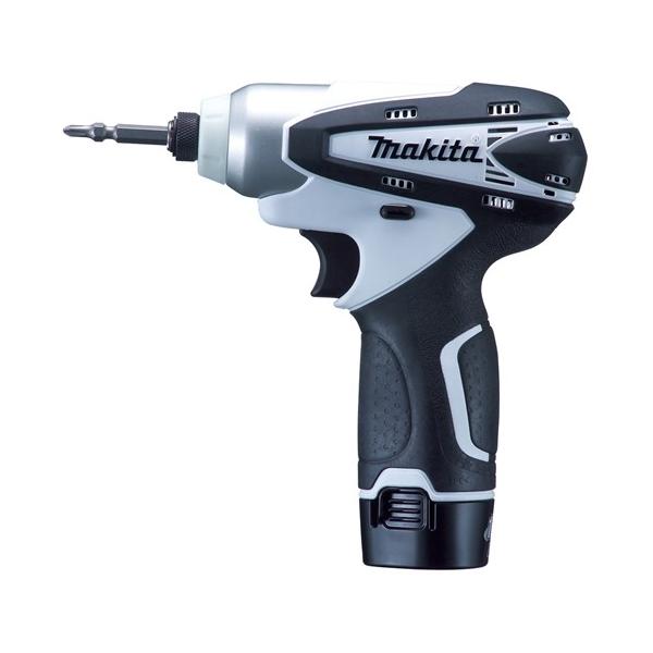 マキタ/makita 充電式インパクトドライバーバッテリー＆充電器付き 白 TD090DWSPW ビット付