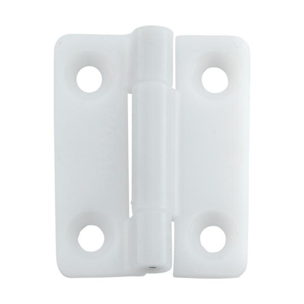 ◇◇ 【特長】 ●樹脂製の小型トルクヒンジです。 ●任意の角度で保持できるフリーストップ仕様です。 【用途】 ●事務機器や店舗什器などの小型軽量扉。 【仕様】 ●全長(mm)：30 ●定格トルク(N・m)：0.147±33% ●幅(mm)：...