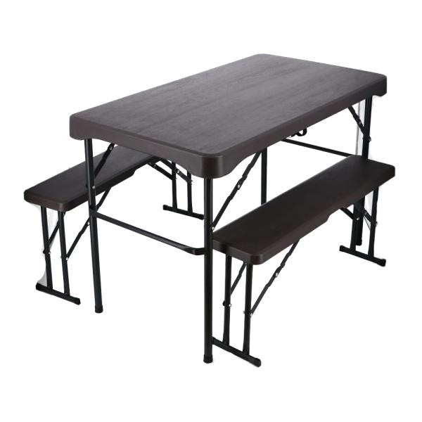 ◇コーナン オリジナル LIFELEX 木目調テーブルチェアセット