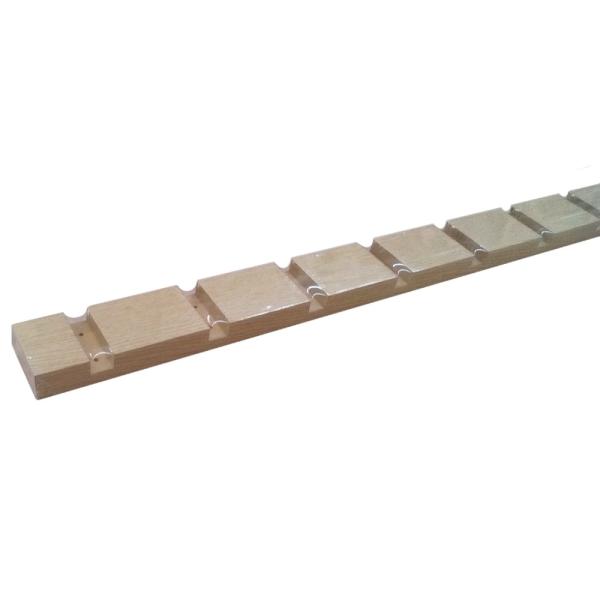 ◇◇ 【特長】 ●溝が入っている位置に棚板がつけられます。適合する板厚１６〜１８ｍｍ。 【仕様】 ●サイズ（約）：60×27×1200mm 1本 ●材質：ラジアタパイン 【備考】 ※旧商品との互換性は御座いません。同一商品でご購入願います。