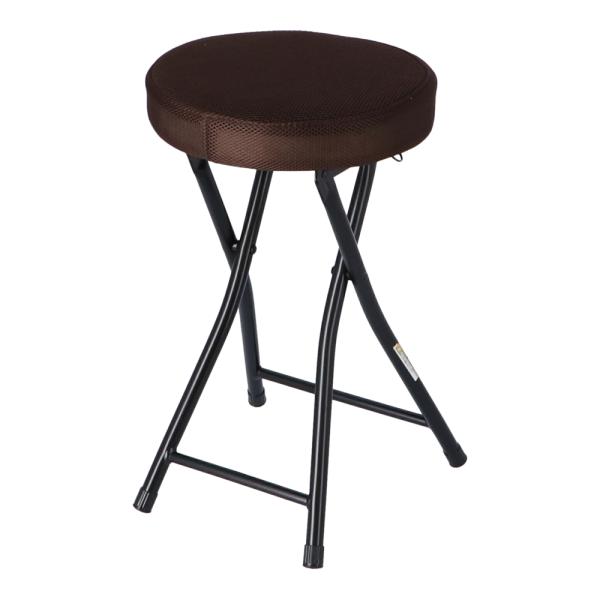 ◇◇ 【仕様】 ●サイズ（約）：幅30×奥行30×高さ50cm ●収納時サイズ（約）：幅30×奥行10×高さ72ｃｍ ●座面寸法（約）：30cm ●座面の高さ：50cm ●重量：約1.9kg ●構造部材：脚部　金属（スチール） ●表面加工：...