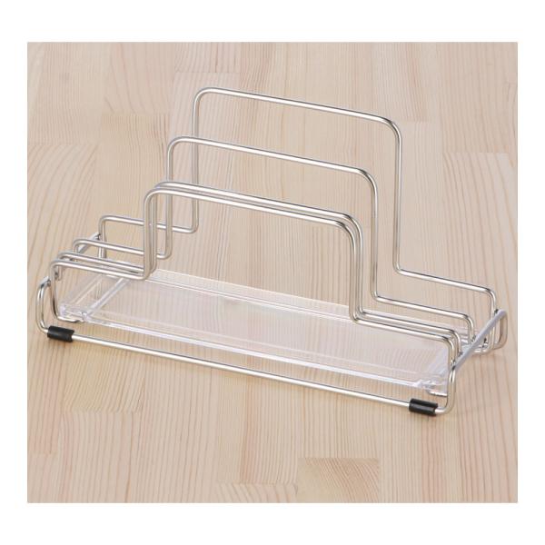 ◇◇ 【サイズ】約幅２６２×奥行９４×高さ１４２ｍｍ 【特長】 ナナメに置くことで、水がトレーに溜まります。 【仕様】 ●サイズ（約）：幅２６２×奥行９４×高さ１４２（ｍｍ） ●使用材料（耐熱温度）本体：ステンレス鋼、トレー：ポリスチレン（...