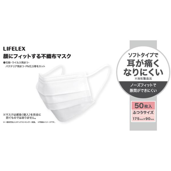 ポイント3倍 7/1】マスク 不織布マスク 箱 50枚入り 大きめ 大人用