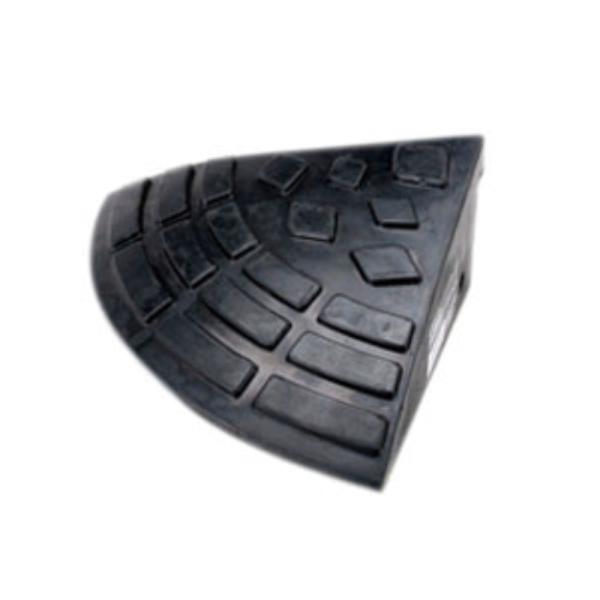 ◇◇ 【特長】 ●ゴム製なのでずれにくく、音も静か！ 【仕様】 ●材質：再生ゴム ●段差10cm用 ●ボルトでの連結可能 ●2t以上の車両は通行禁止 ●付属品：連結ボルト（1本/規格M8*85mm）、ワッシャ2本 ●サイズ（約）半径260m...