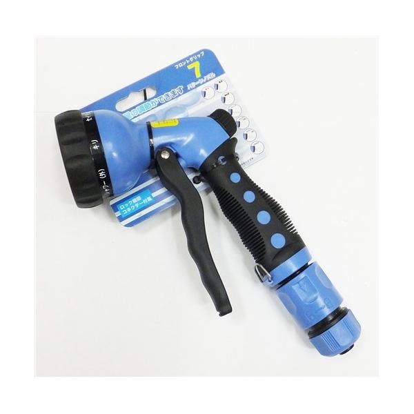 ◇◇ 【仕様】 ●７パターン：霧・整流・広角・シャワー中・横拡散・ジェット・シャワー大 ●コネクターのホース適応サイズ：ホース内径12〜15（ｍｍ）外径20ｍｍまで