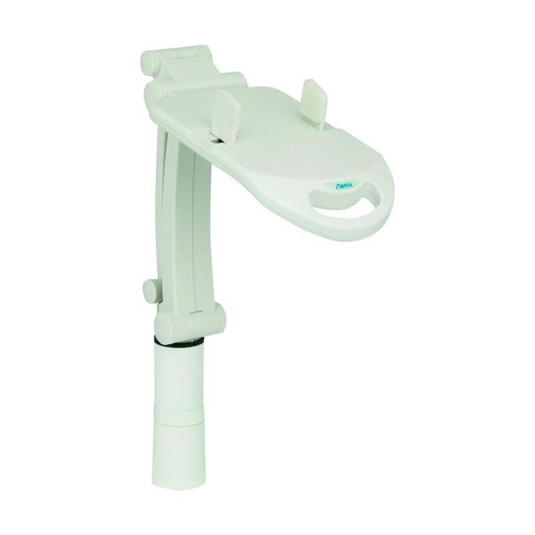 ◇◇ 【特長】 ●電話機の高さが高いため、机上からの空間が広くレターケースなど置くことができます。 ●クランプの取り付けも簡単で、机の下に潜り込まなくてもはめ込んで上からカップを回して固定できます。 ●取っ手穴があるので手元に引き寄せやすい...