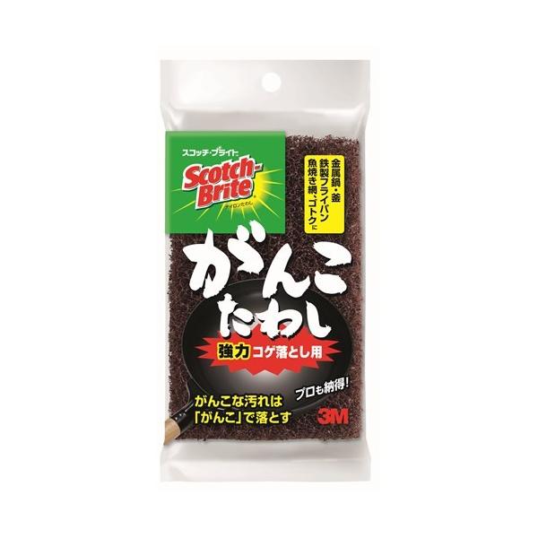 ◇◇ がんこなコゲつきもこびりついた汚れもピカピカ 研磨粒子つき不織布で、鍋・鉄フライパンなどのコゲや汚れをスッキリ落とします。