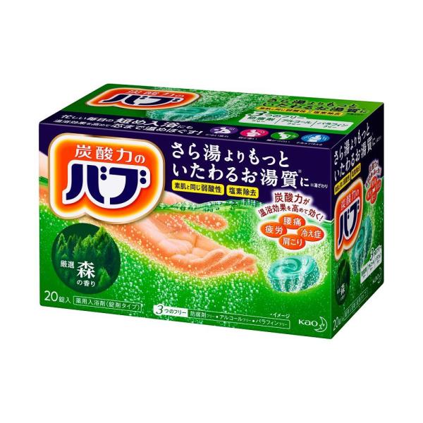 Kao（花王） バブ 森の香り [20錠入] : コーナンeショップ Yahoo