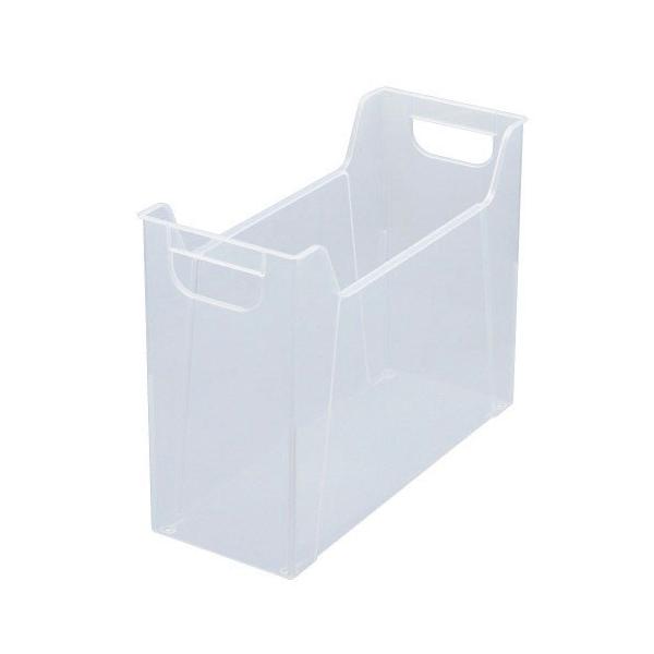 ◇◇【特長】 ●ファイルや雑誌の整理に最適 ●収納目安：A4ファイル 4冊 【仕様】 ●材質：ポリプロピレン ●サイズ(外寸)：約幅130ｘ奥行330ｘ高さ242ｍｍ ●サイズ(内寸)：約幅105ｘ奥行311ｘ高さ238ｍｍ