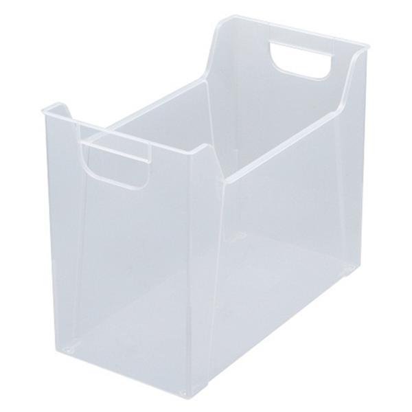 ◇◇【特長】 ●ファイルや雑誌の整理に最適 ●収納目安：A4ファイル 5冊 【仕様】 ●材質：ポリプロピレン ●サイズ(外寸)：約幅162ｘ奥行330ｘ高さ242ｍｍ ●サイズ(内寸)：約幅138ｘ奥行311ｘ高さ238ｍｍ