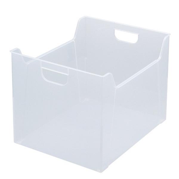 ◇◇【特長】 ●ファイルや雑誌の整理に最適 ●収納目安：A4ファイル 8冊 【仕様】 ●材質：ポリプロピレン ●サイズ(外寸)：約幅260ｘ奥行330ｘ高さ242ｍｍ ●サイズ(内寸)：約幅235ｘ奥行311ｘ高さ238ｍｍ