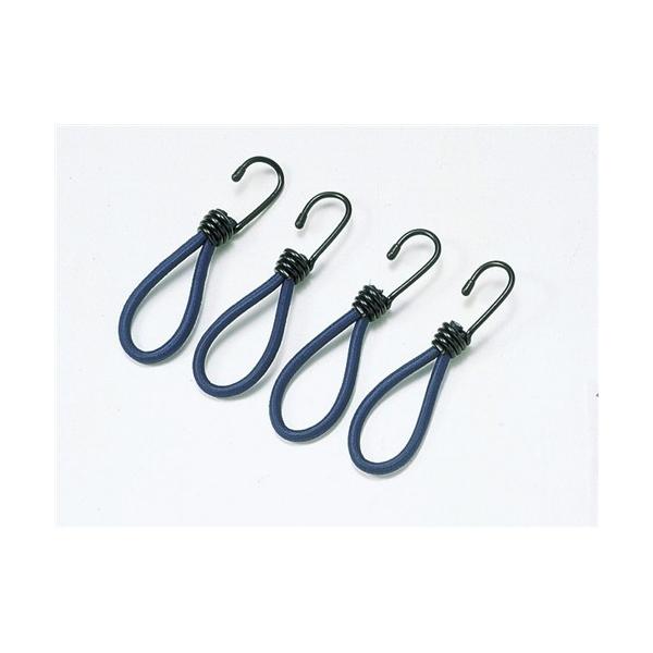 ◇◇ テントやタープの張綱にフックを掛けて、張綱等が簡単にピンと張れます。 ●製品サイズ（約）/全長160×高さ8mm ●材質/コード：天然ゴム（ポリエチレン被覆） フック：鉄（PVCコーティング） ●原産国/台湾