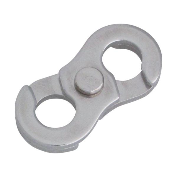 ◇◇ ハンマーでたたいて、はずれなくすることもできます。 【特長】 ●ハンマーでたたいて、はずれなくすることもできます。 【用途】 ●チェーン・ワイヤー・ロープ等の連結金具として、また端末の金具のジョイントに。 【仕様】 ●使用荷重(kN)...