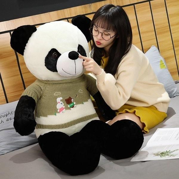 ぬいぐるみ パンダ 特大 可愛い 動物 クッション 癒し系 彼女彼氏へ クリスマス インテリア 100cm Panda 100 コウホウ 通販 Yahoo ショッピング