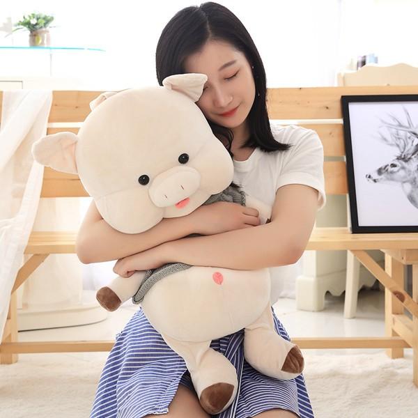 セーター付き 豚抱き枕 ブタ ぬいぐるみ かわいい 人形 ふわふわ おもちゃ 部屋飾り 置物 子供 65cm Pig 65 コウホウ 通販 Yahoo ショッピング