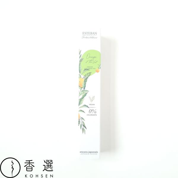 ESTEBAN エステバン インテリアガーデンナチュール オレンジ&グリーンティー ORANGE AND GREEN TEAスティック 40本  お香 インセンス