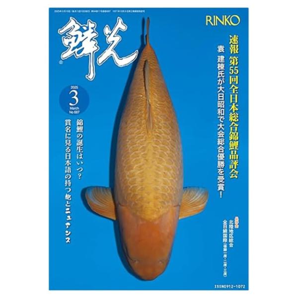 鱗光(錦鯉) 2025年 1月号〜12月号 12冊セット 錦鯉月刊誌 『鱗光』 年間購読 : コイモール・ドットコムYahoo!店
