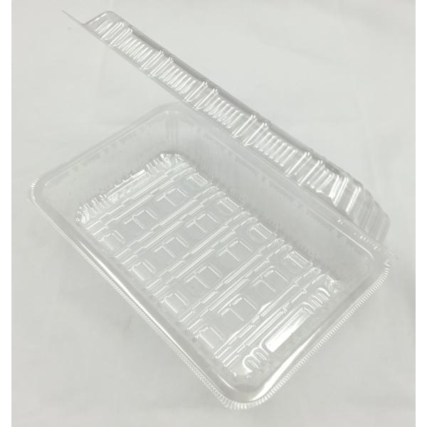 ＊焼きそば、お好み焼き、たこ焼きなどのテイクアウト容器としてもっともよく使用されている透明容器<BR>＊油に強く、破れにくい外寸：162×97×46（16）mm素材：OPS耐熱温度：80℃製造元：エフピコ