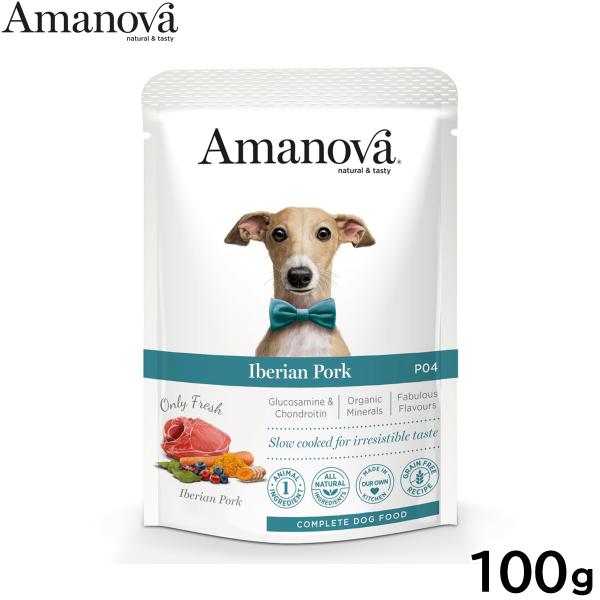 アマノバ Amanova ドッグフード パウチ アダルト イベリアン ポーク