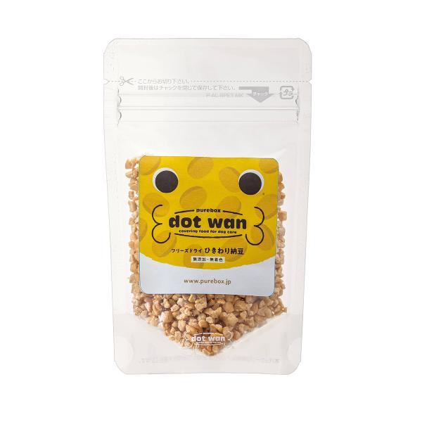 他サイト： ドットわん フリーズドライ ひきわり納豆 25g 犬 おやつ 無添加 国産 トッピング ふりかけの商品画像